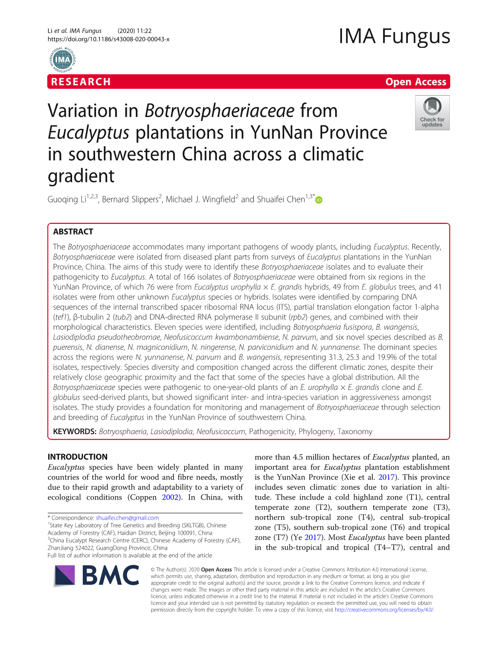 Downloaded from the NCBI for Phylo- Under Near-Ultraviolet Light for 4–6 Wk