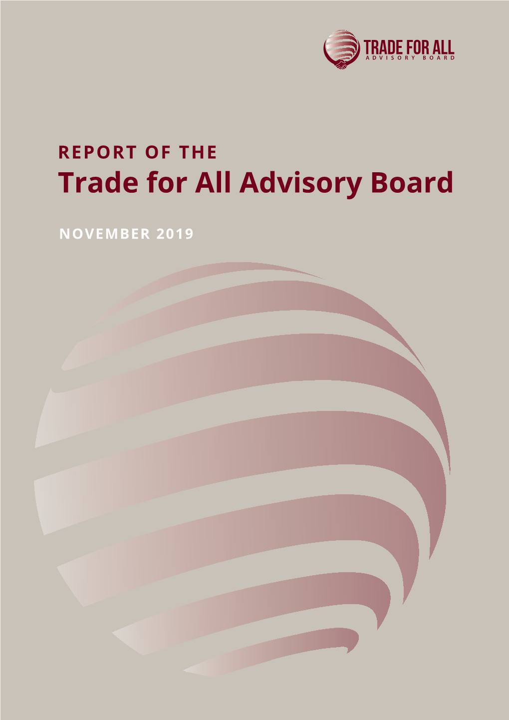 REPORT of the Trade for All Advisory Board