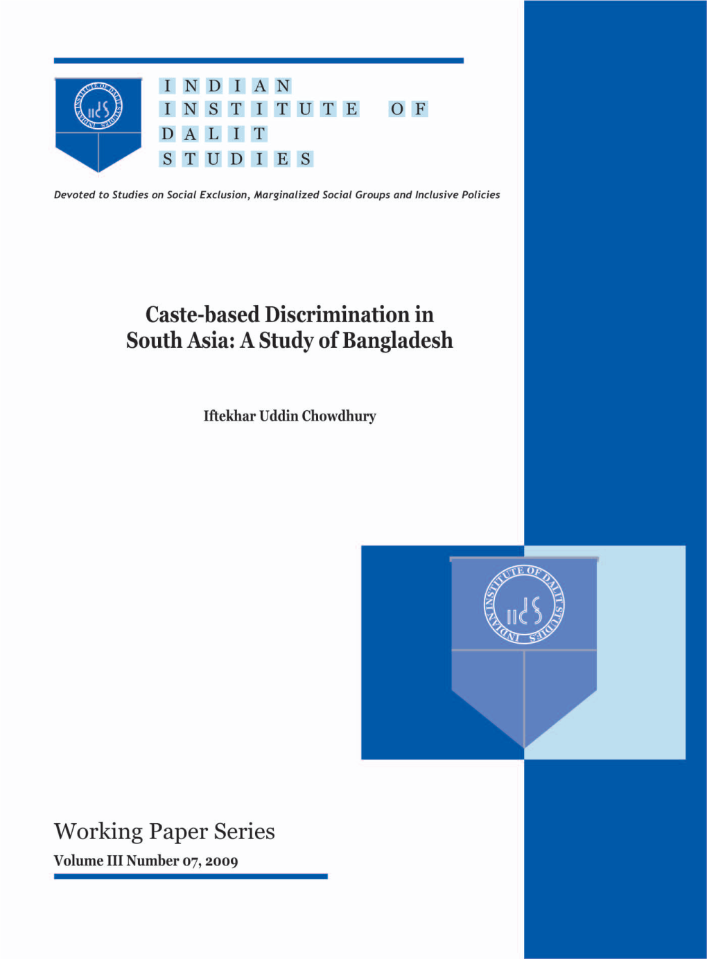 Caste-Based Discrimination in Bangladesh