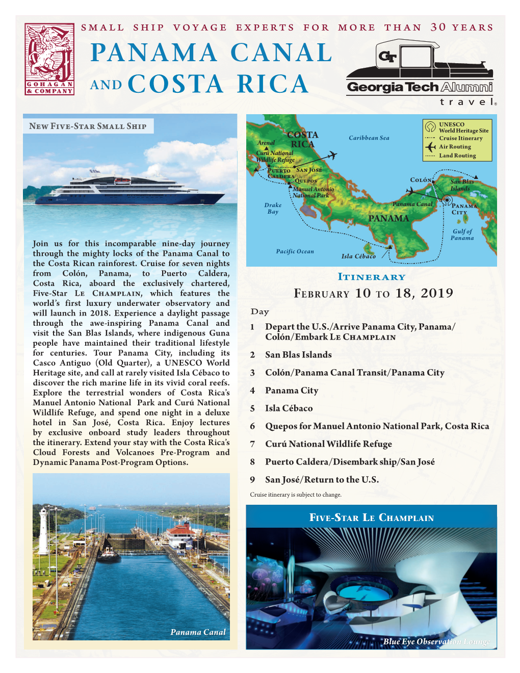 Panama Canal and Costa Rica