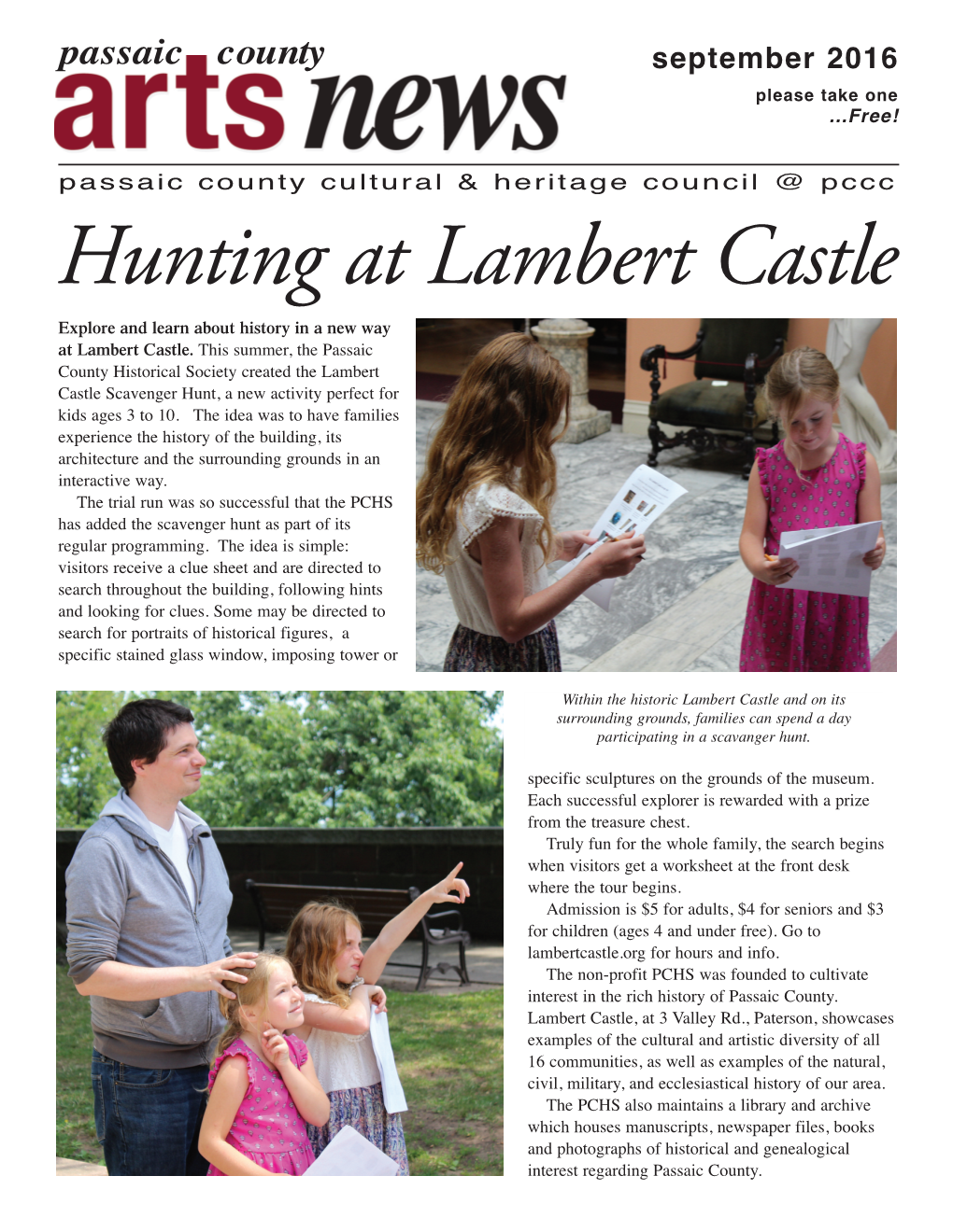 Hunting at Lambert Castle Explore and Learn About History in a New Way at Lambert Castle