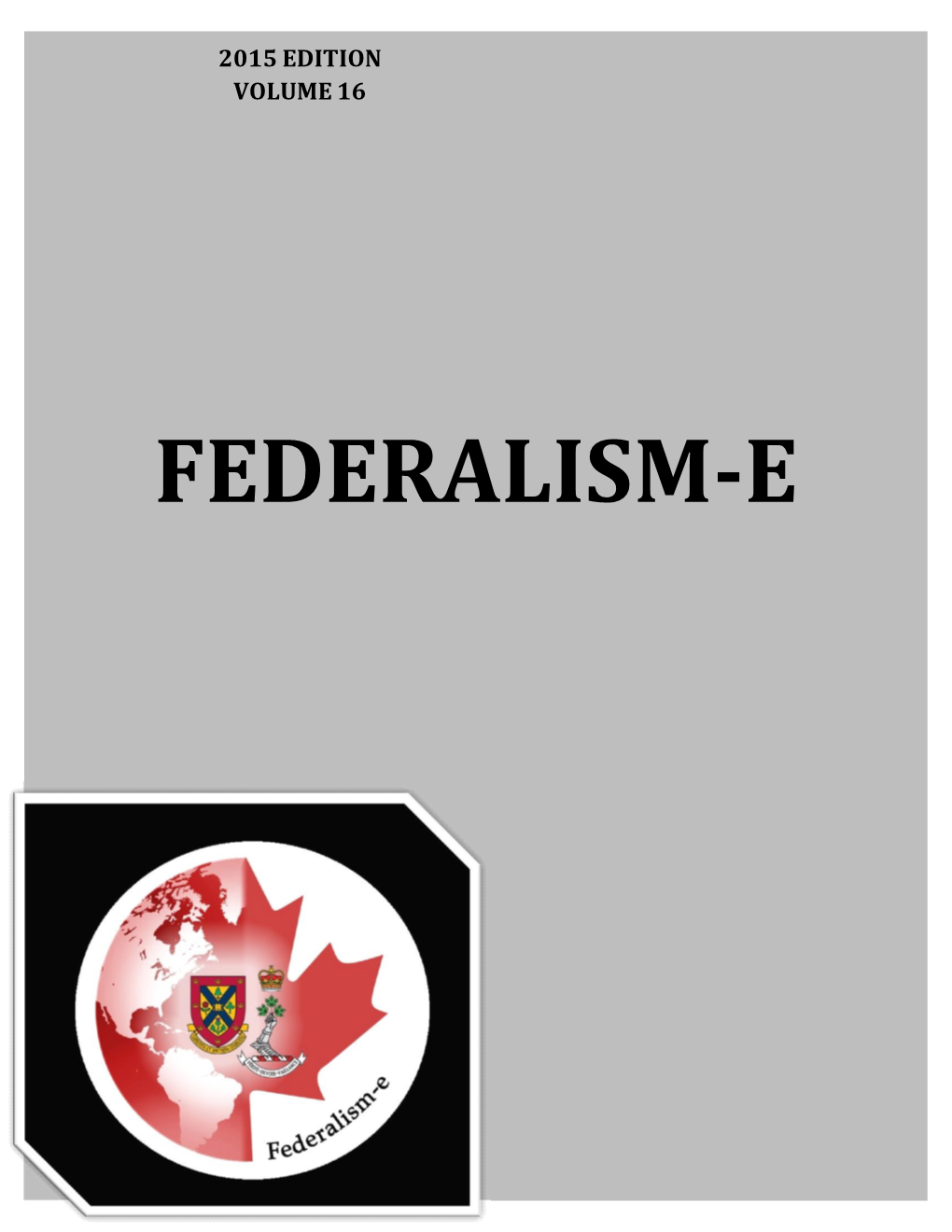 Federalism-E