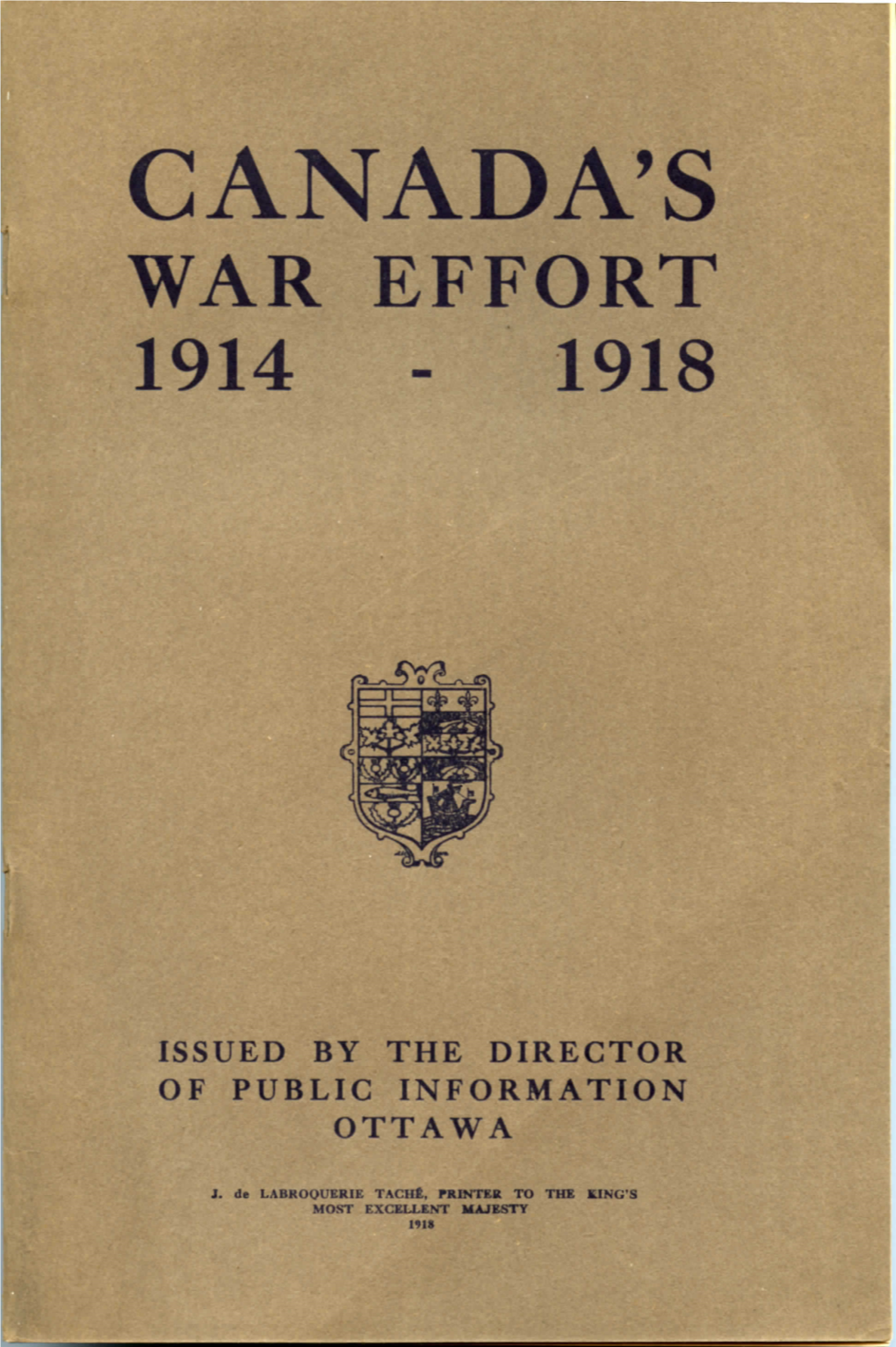 War Effort 1914 - 1918