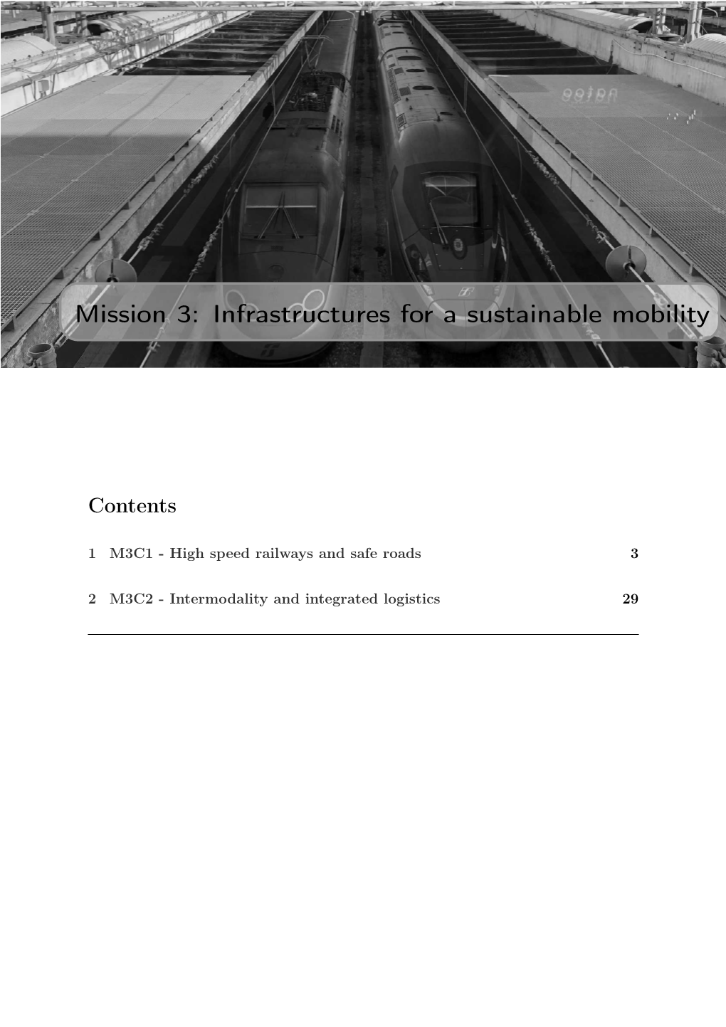 M3C1 - High Speed Railways and Safe Roads 3