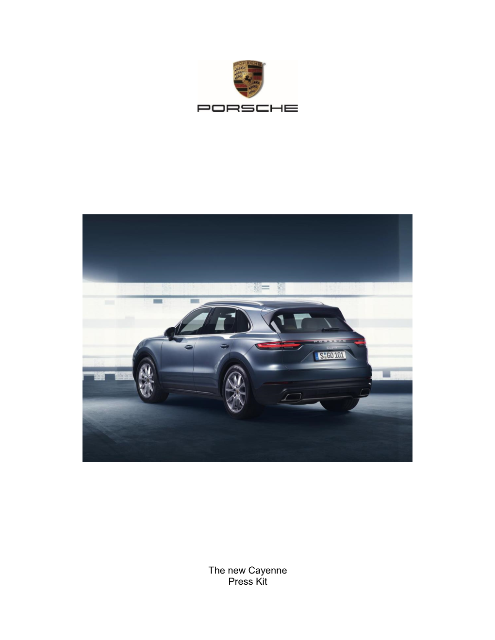 The New Cayenne Press Kit