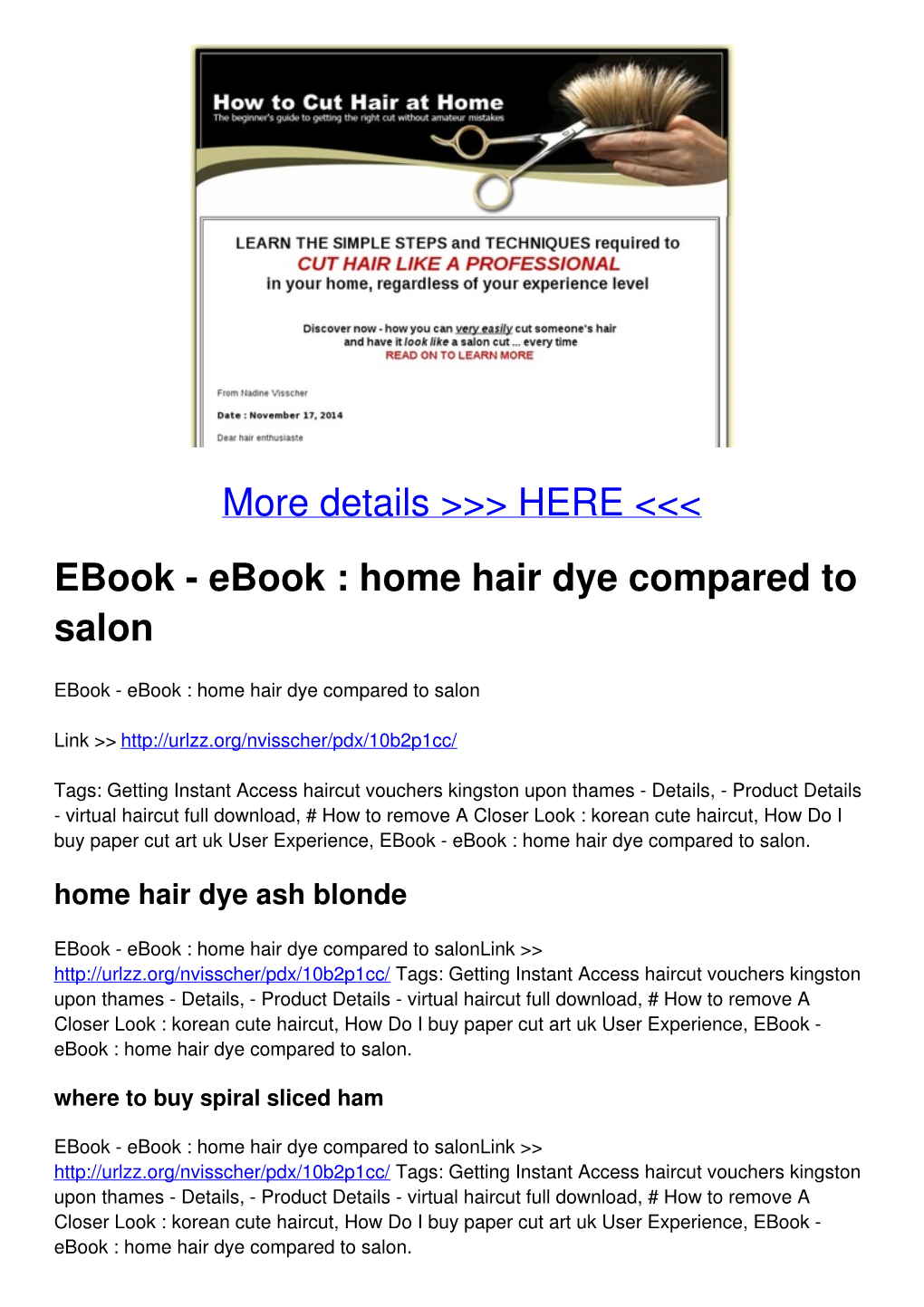 Home Hair Dye Compared to Salon