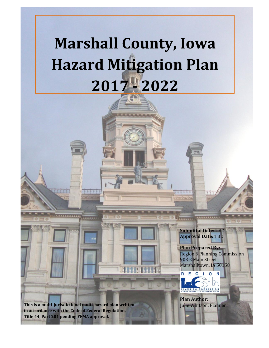 Marshall County Hazard Mitigation Planning Process