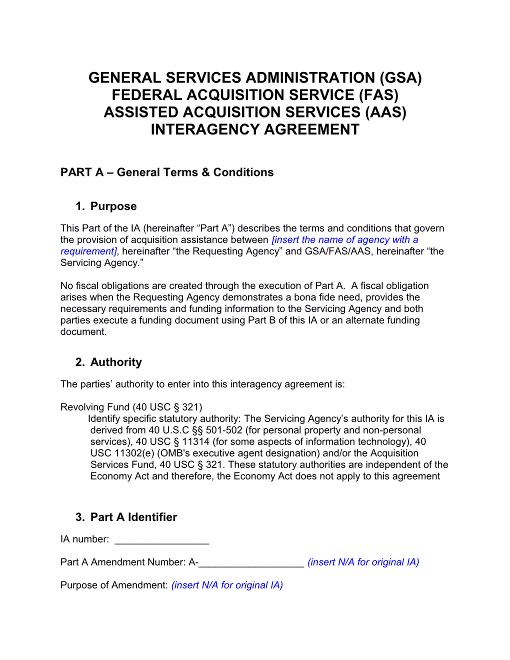 AAS Interagency Agreement Part 1