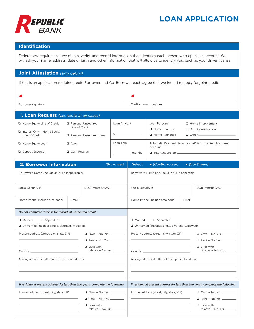 Loan Application