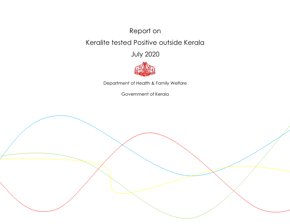 Report on Keralite Tested Positive Outside Kerala July 2020