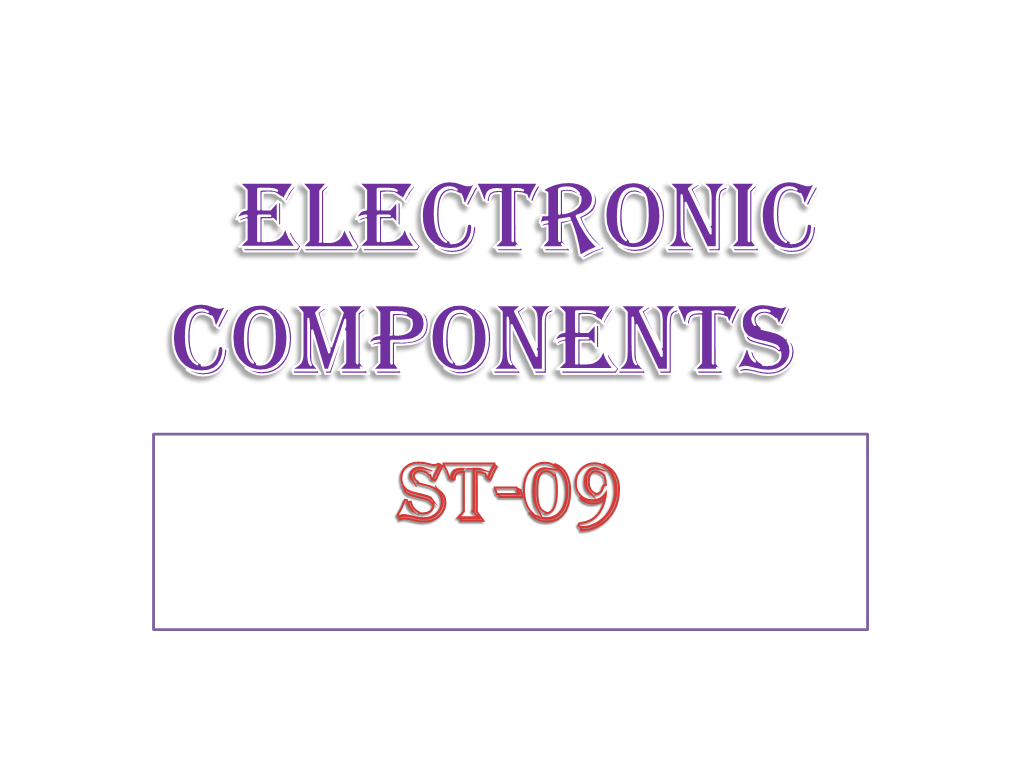 Electronic Components