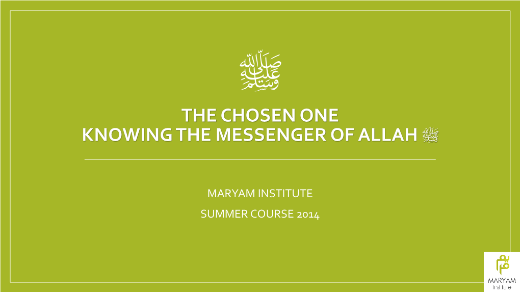 I Was the Neighbour of Rasulullah Sallallahu 'Alayhi Wasallam. (Therefore He Was Mostly Present and Knew Many Facts