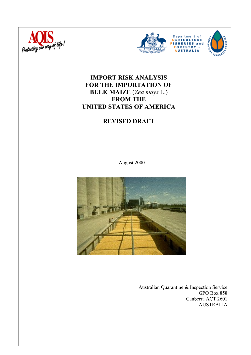 Format Of Pest Risk Analysis Documentati