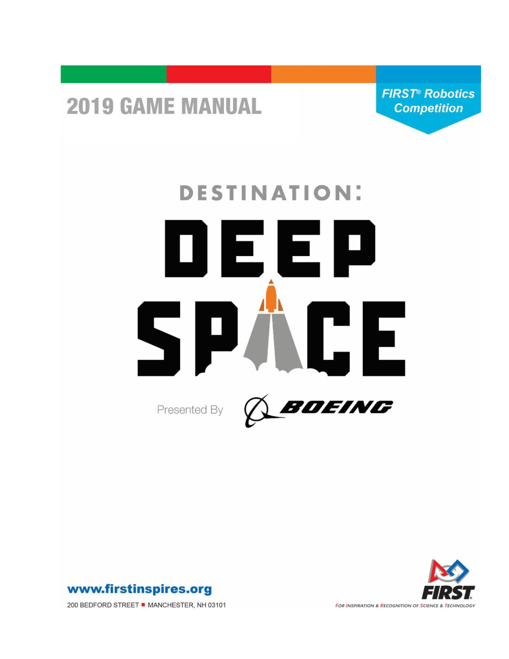 DESTINATION: DEEP SPACE Game Manual