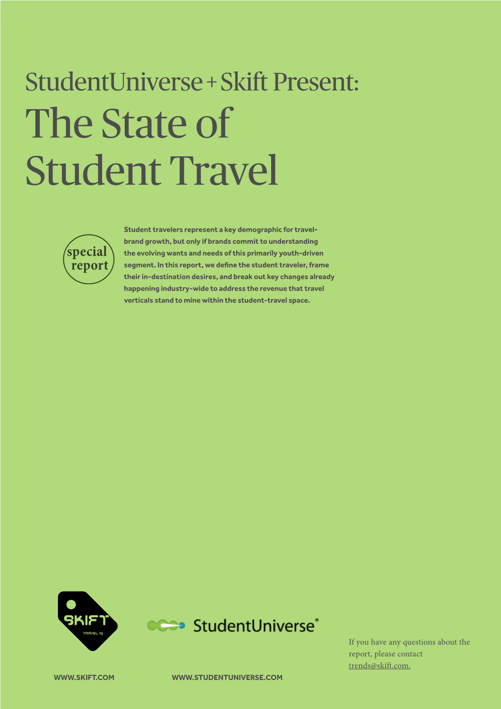 Studentuniverse + Skift Present: the State of Student Travel