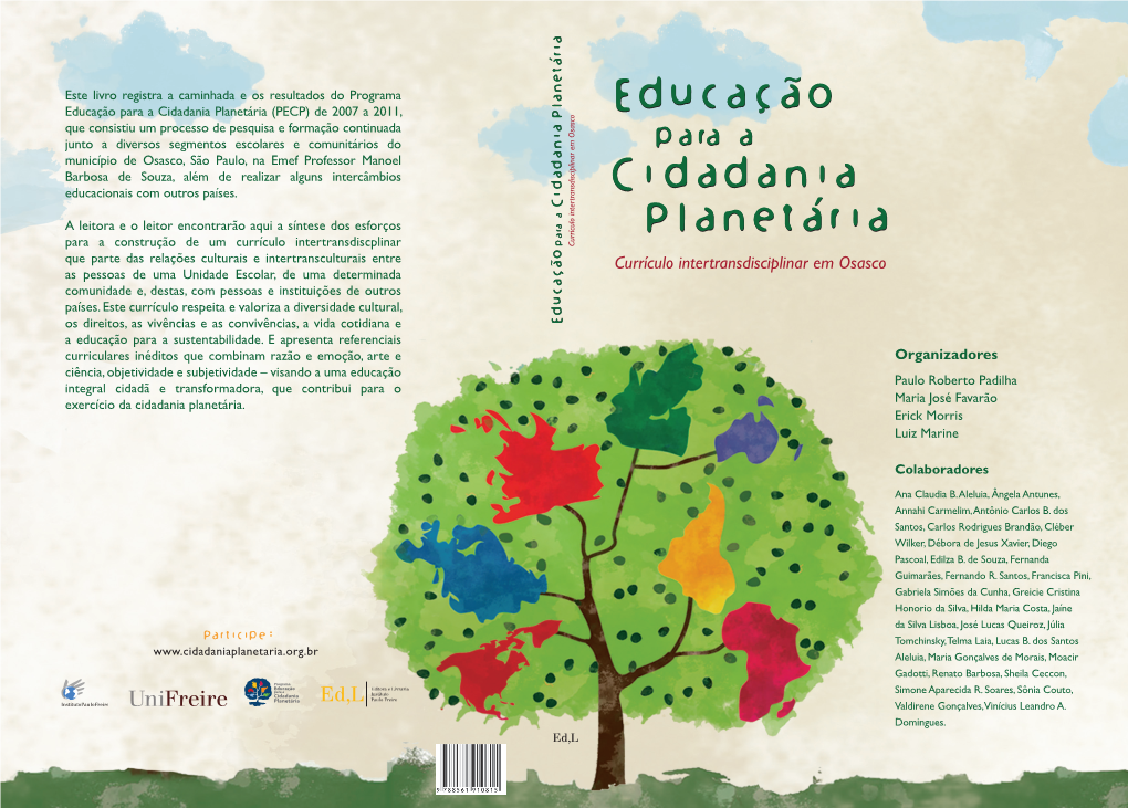 Livro Educação Para a Cidadania Planetária