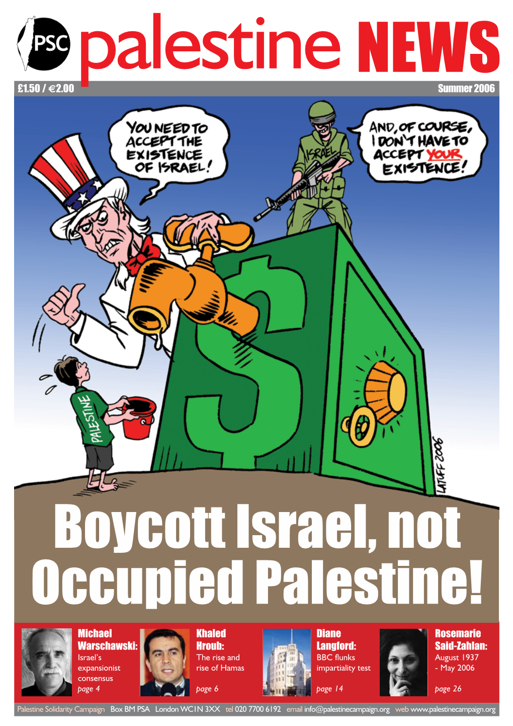 Boycott Israel, Not Occupied Palestine!