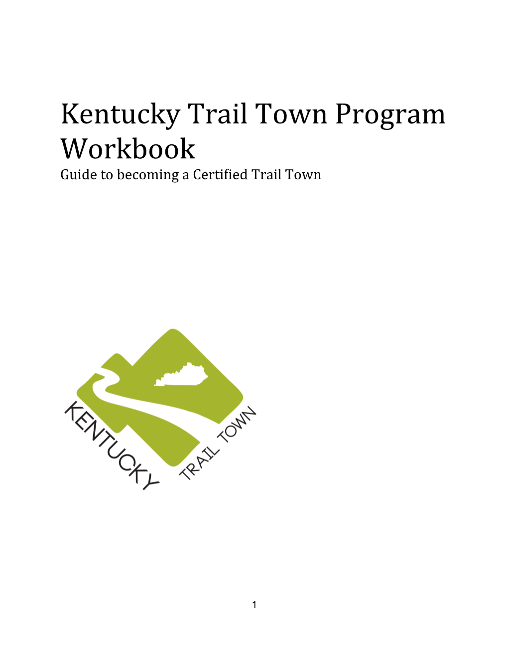 Kentucky Trail Town Program Workbook