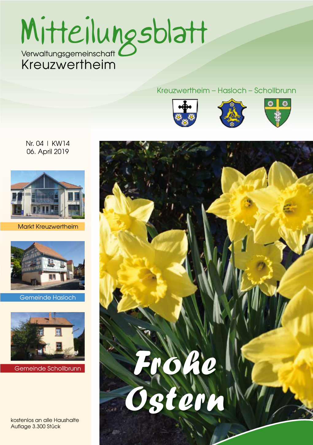 Mitteilungsblatt Frohe Ostern