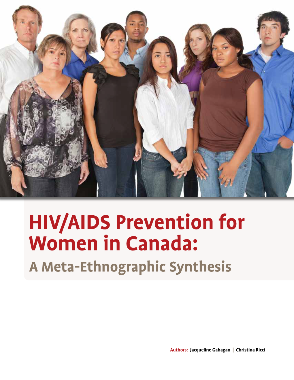 HIV/AIDS Prevention for Women in Canada: a Meta-Ethnographic Synthesis