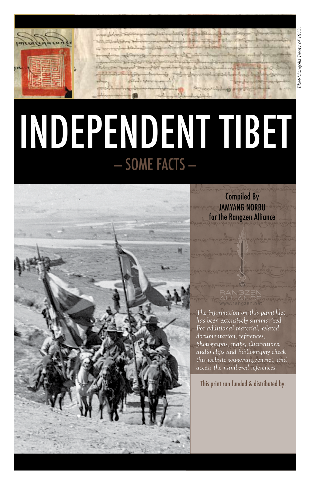Independent Tibet by Jamyang Norbu