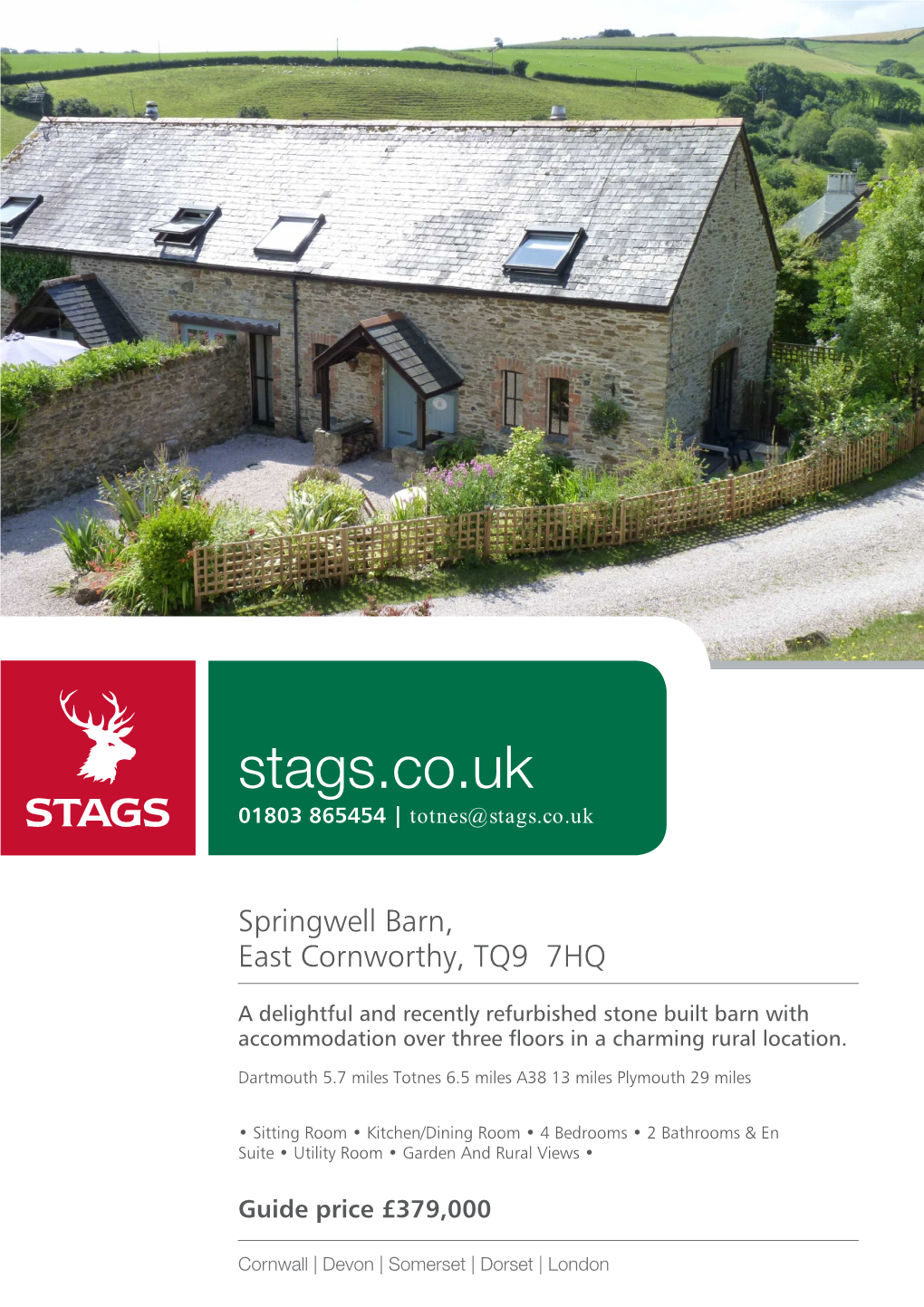 Stags.Co.Uk 01803 865454 | Totnes@Stags.Co.Uk