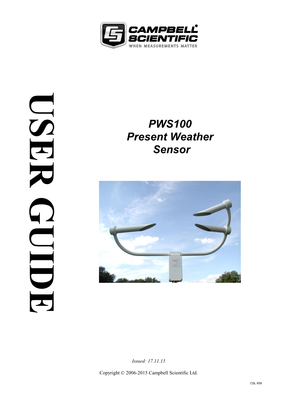 PWS100 Present Weather Sensor