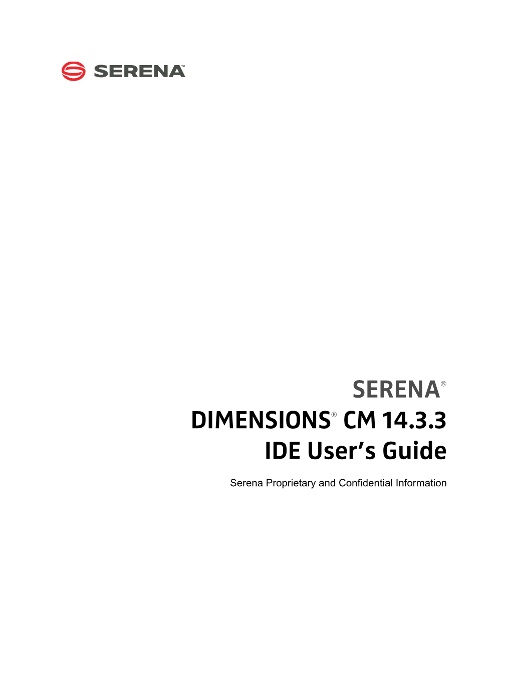 Dimensions CM Integrated Products Guide