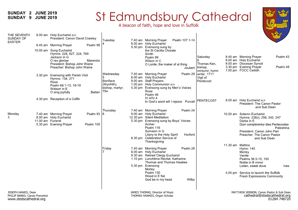 St Edmundsbury Cathedral a Beacon of Faith, Hope and Love in Suffolk