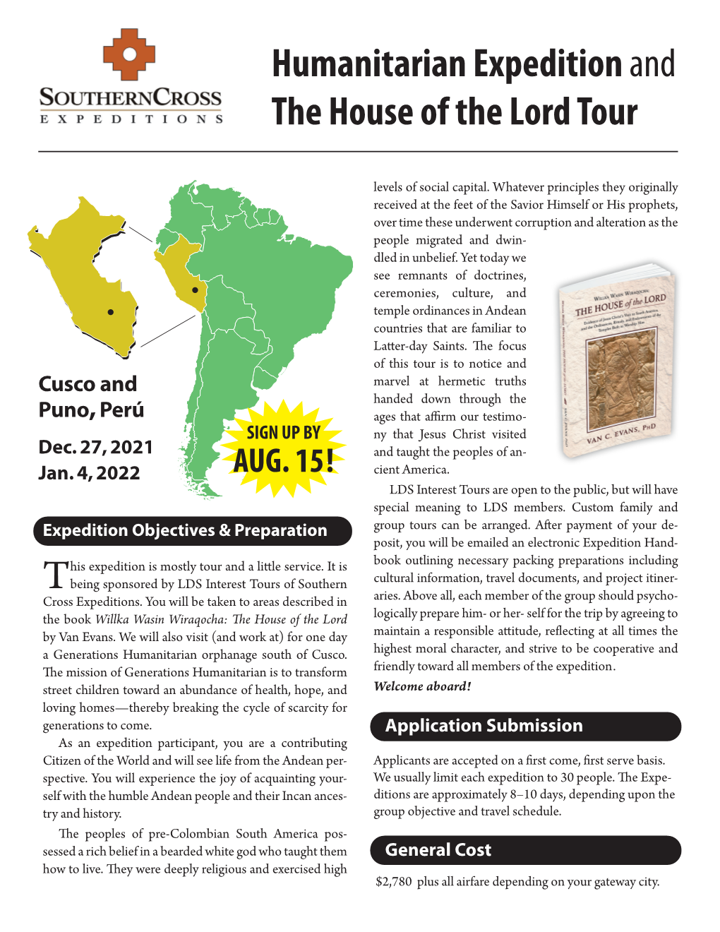 Humanitarian Expedition and the House of the Lord Tour