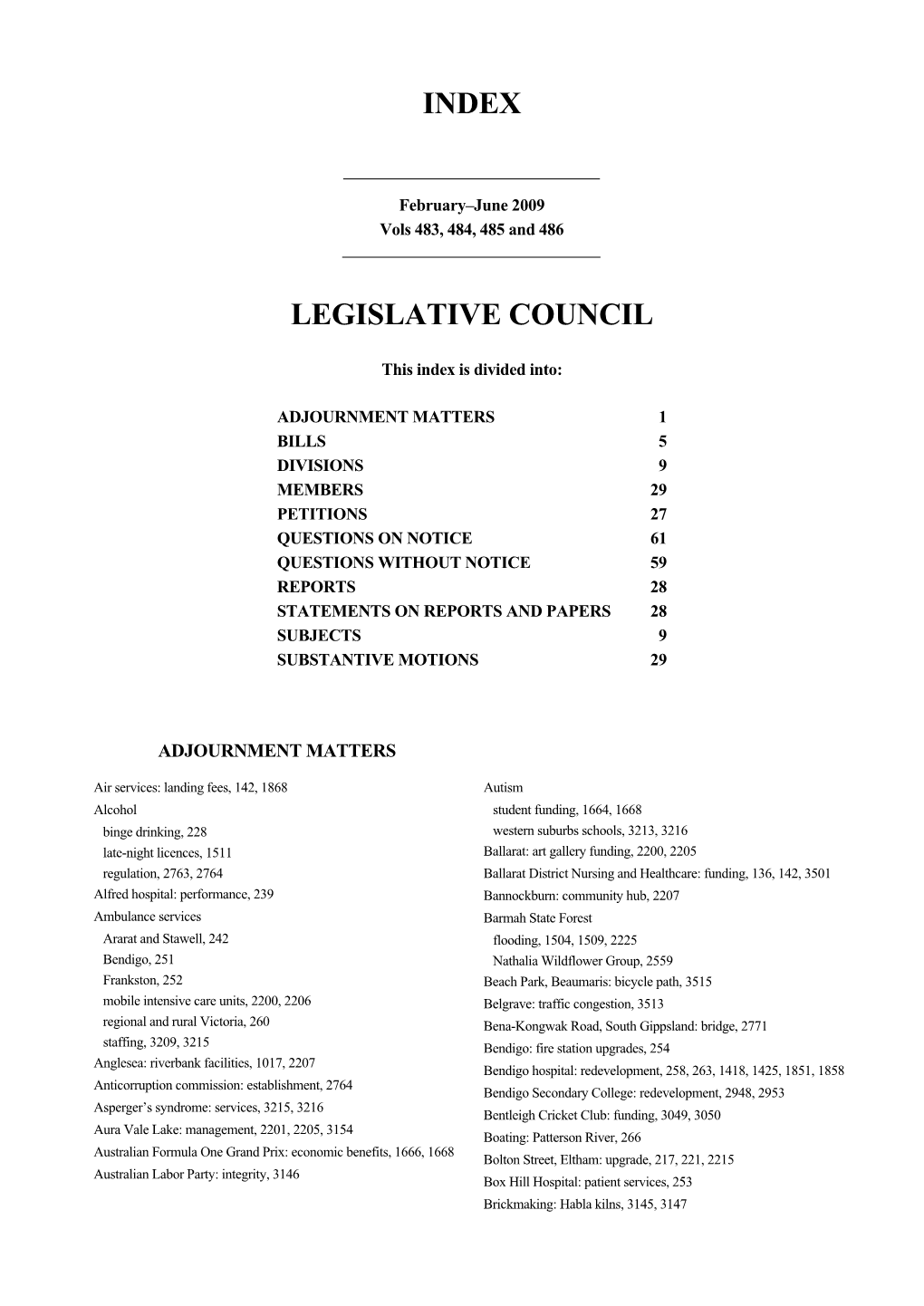 Legislative Council