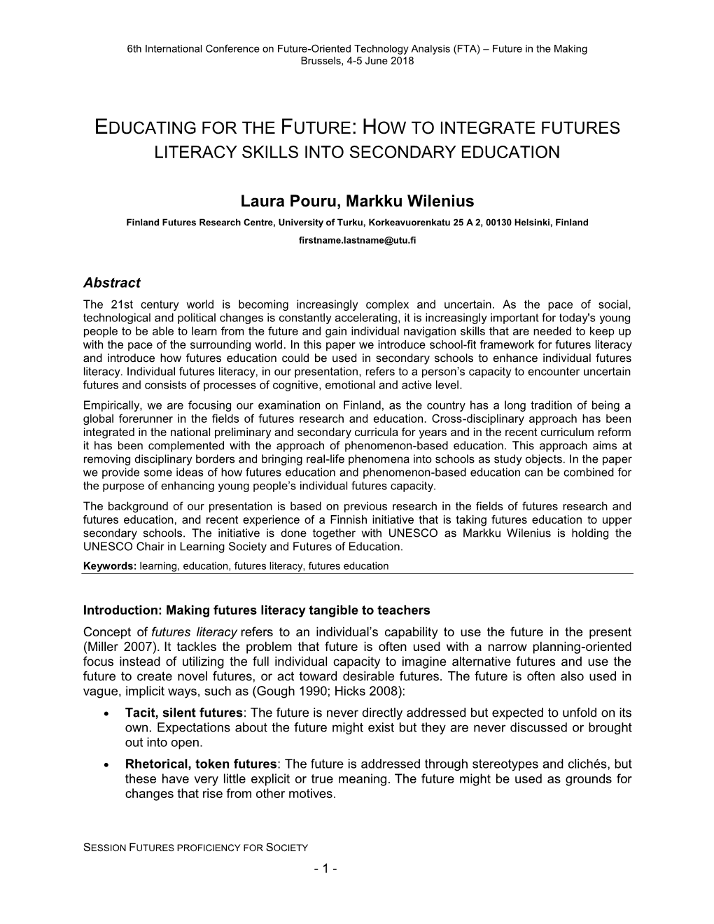 How to Integrate Futures Literacy Skills Into Secondary Education