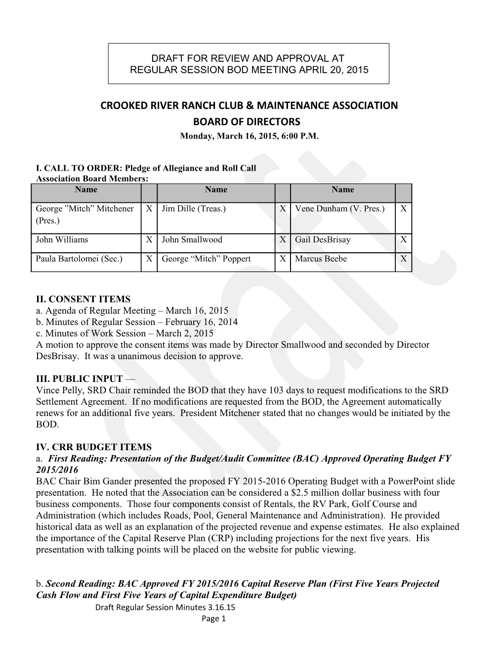 Crooked River Ranch Club & Maintenance Association