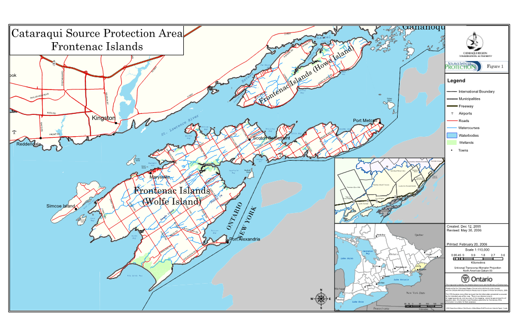 Cataraqui Source Protection Area Frontenac Islands