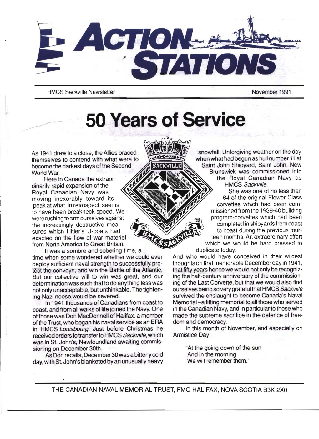 50 Years of Service