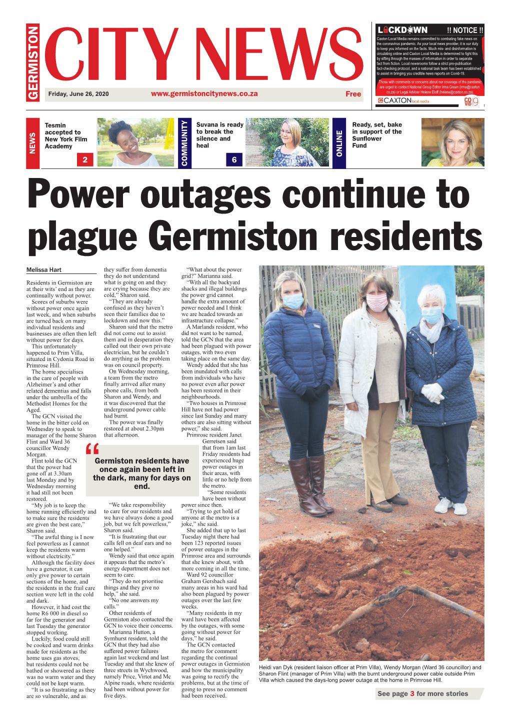 Germiston Residents Have Once Again Been Left in the Dark, Many for Days