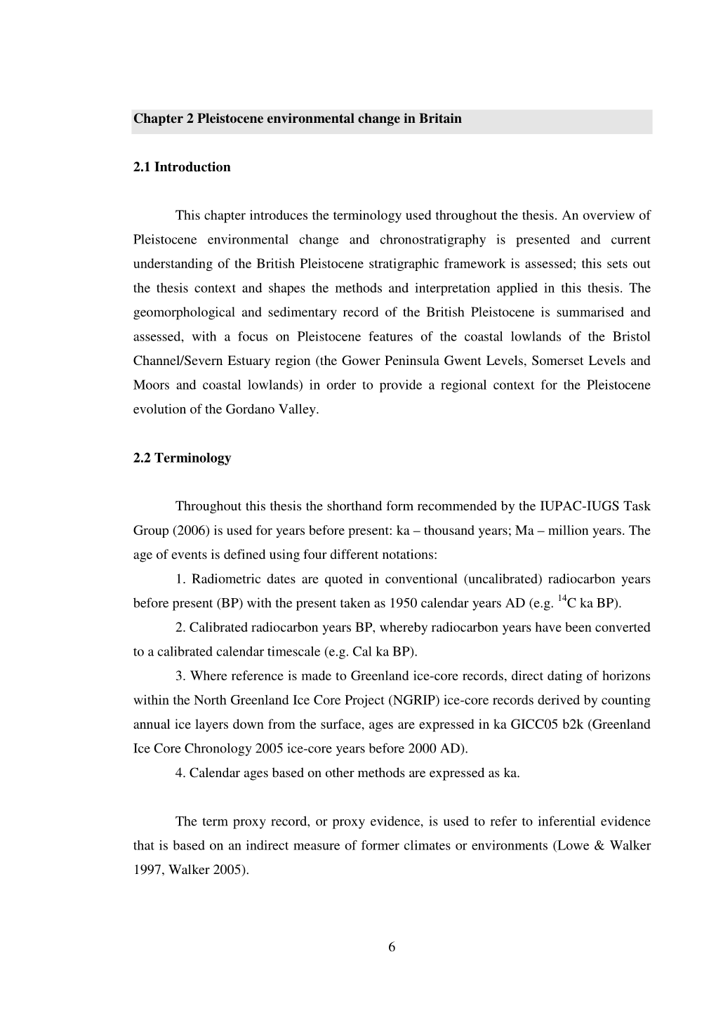 Chapter 2 Pleistocene Environmental Change in Britain