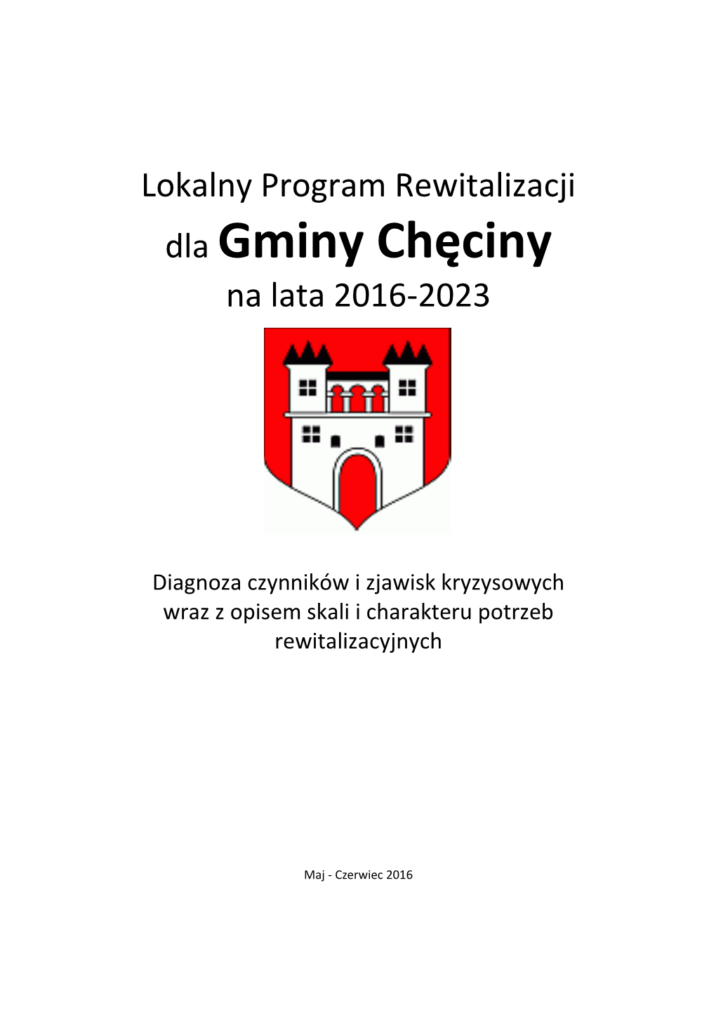 Dla Gminy Chęciny Na Lata 2016-2023