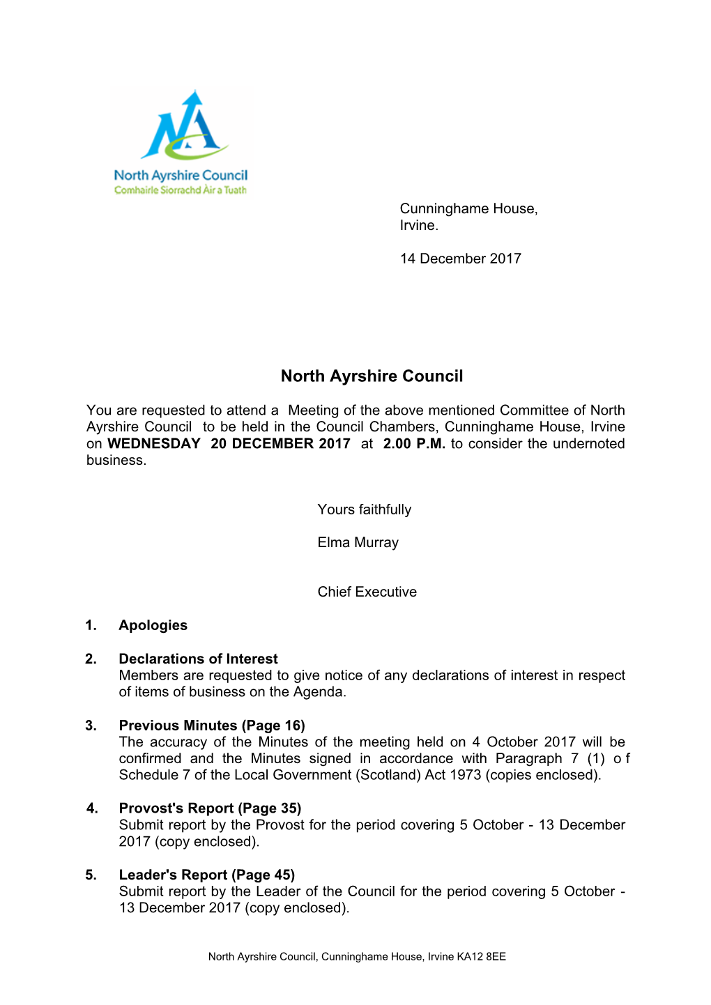 North Ayrshire Council