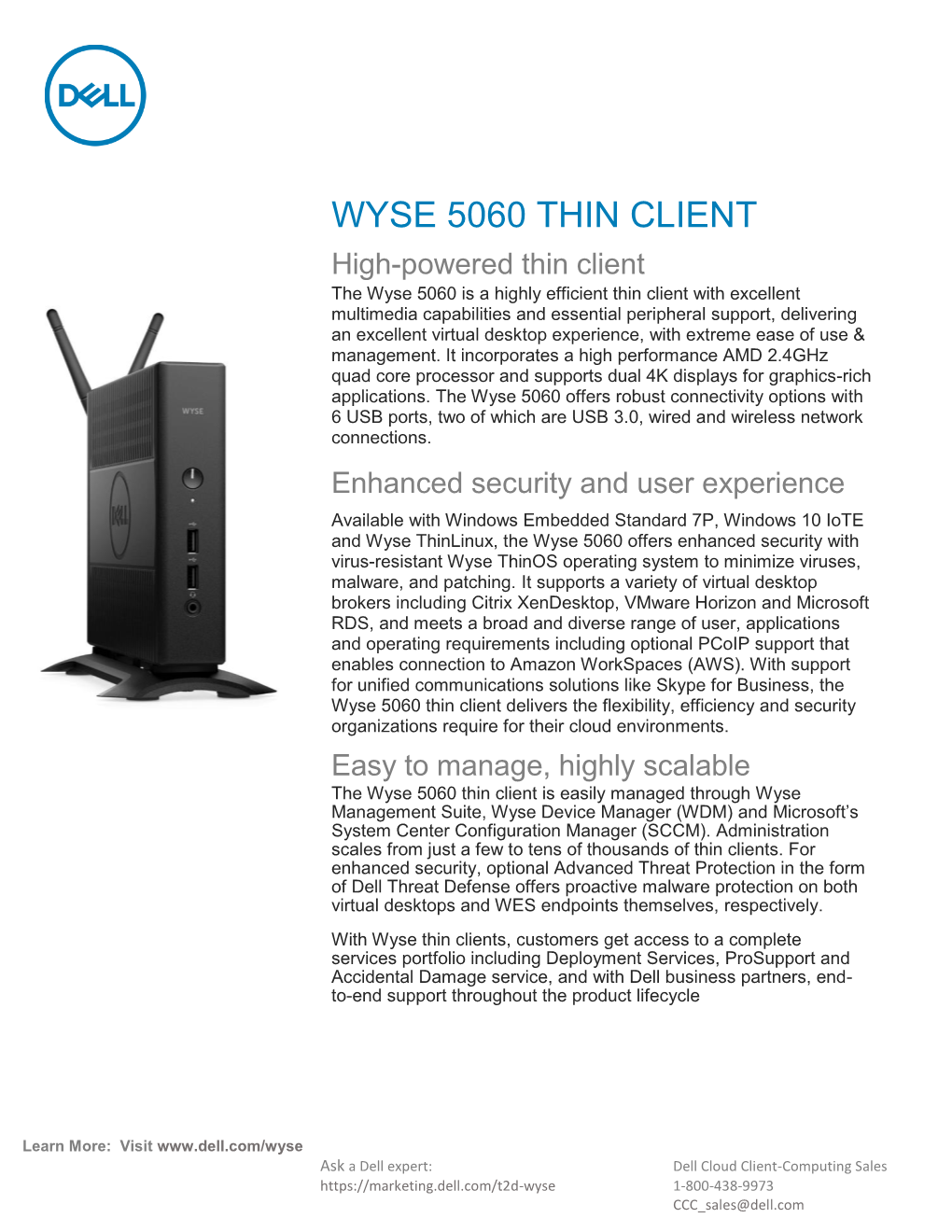 Wyse 5060 Thin Client