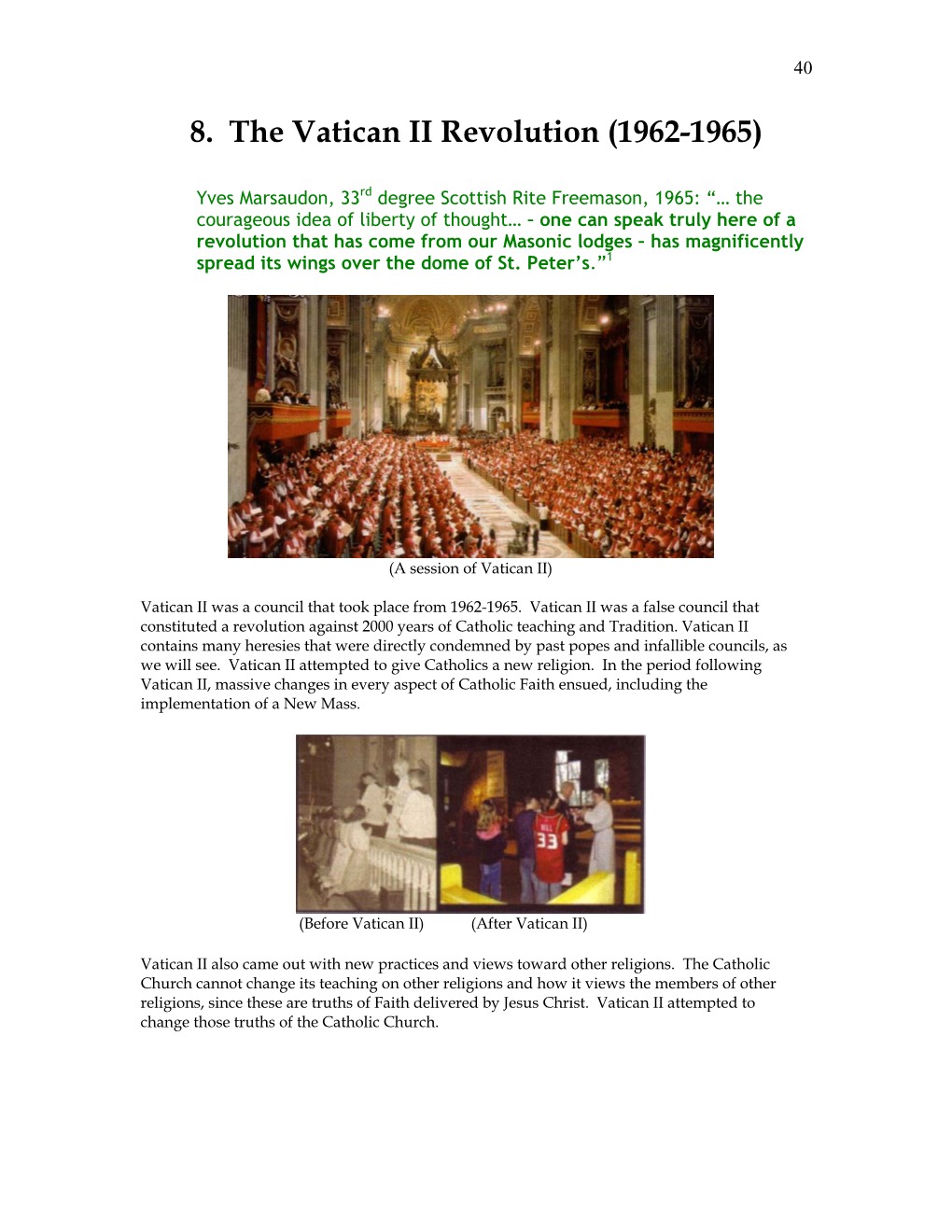 The Heresies in Vatican II 41