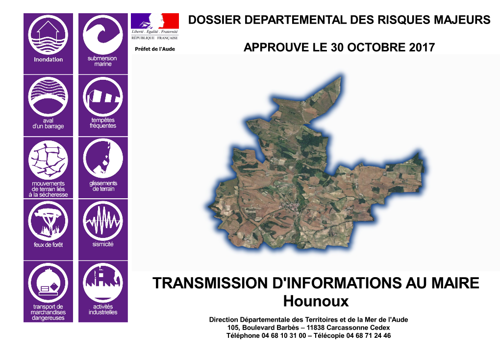 TRANSMISSION D'informations AU MAIRE Hounoux