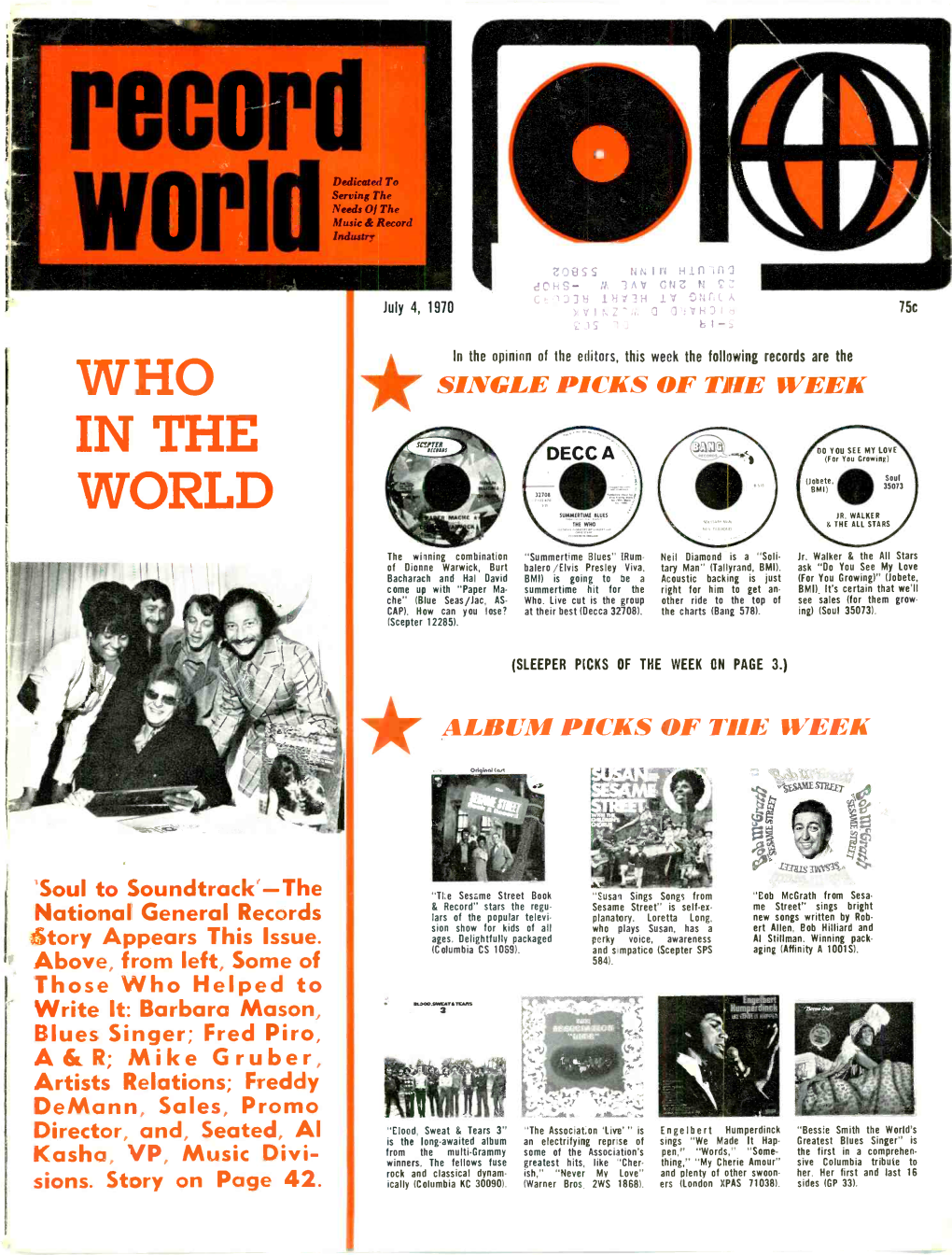 Record Dedicated to Serving the Needs of the Music & Record 11 1 Industry Zoess Rih11( R! HS- 1 a V C T4 7 N D H V CI July 4, 1910 VI I H 15C