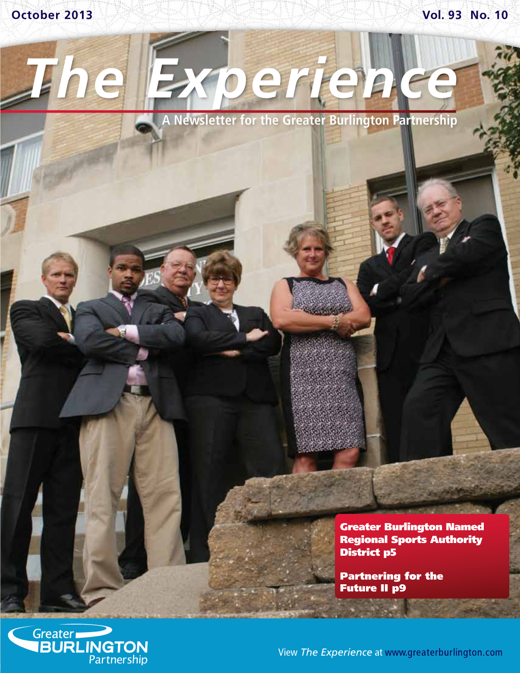 The Experience a Newsletter for the Greater Burlington Partnership