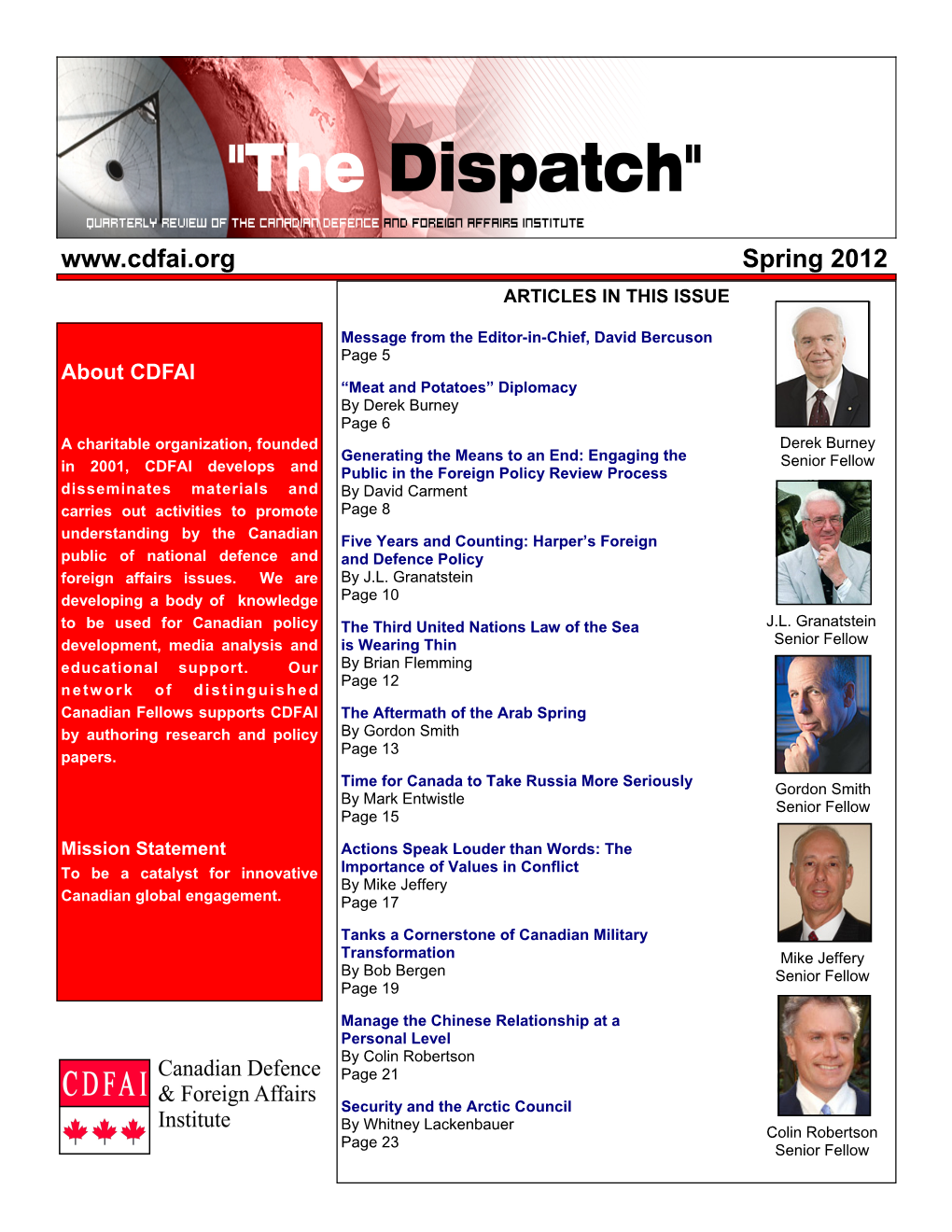 Spring 2012 Dispatch