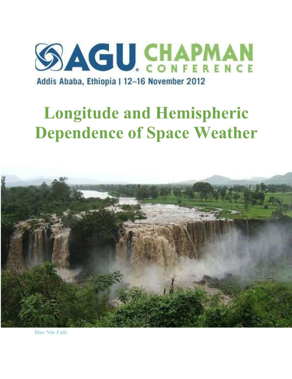 Chapman-Space Weather Ethiopia