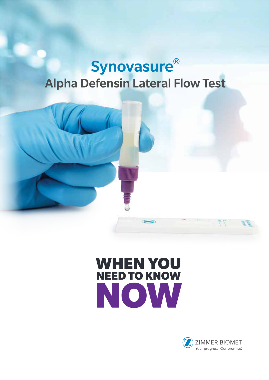 Synovasure® Alpha Defensin Lateral Flow Test Brochure