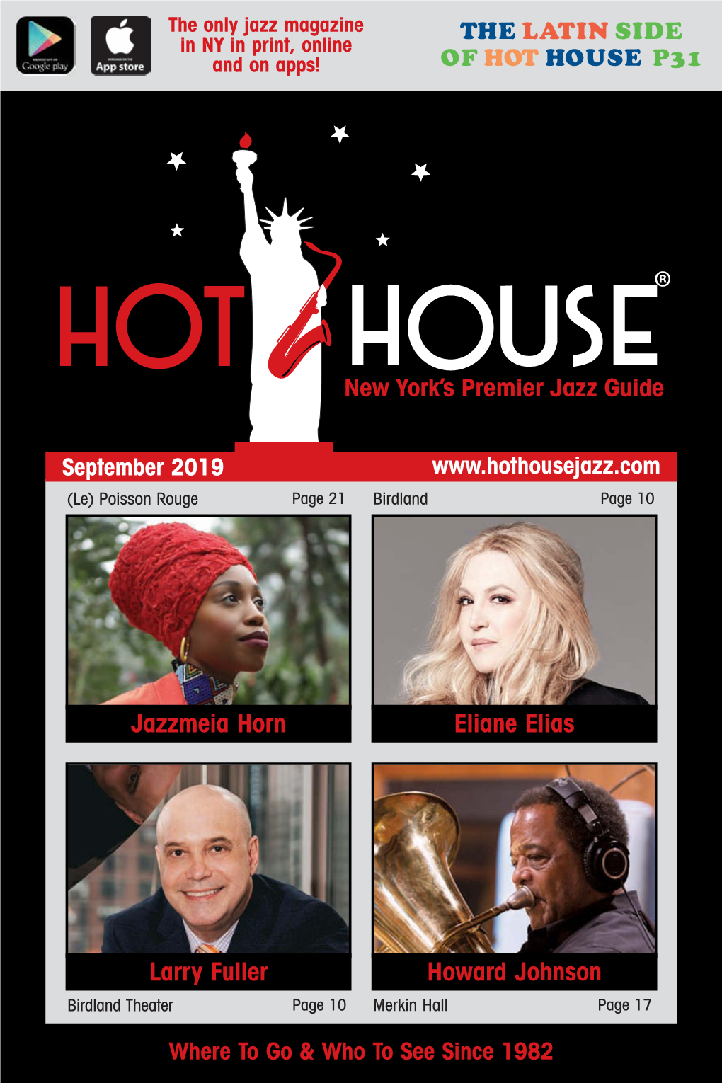 Howard Johnson Larry Fuller Eliane Elias Jazzmeia Horn