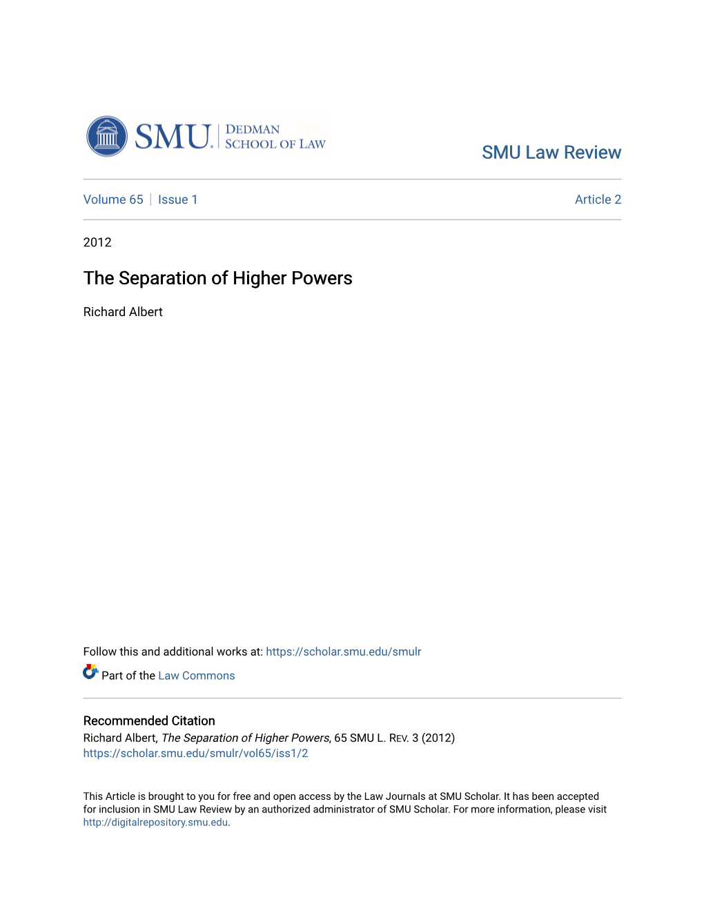 The Separation of Higher Powers