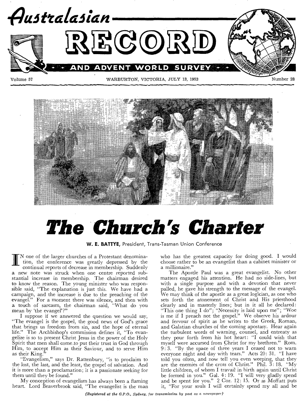 The Church's Charter W